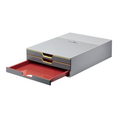 4005546985602-Durable Varicolor - Module de classement 3 tiroirs - multicolore-Angle droit-1