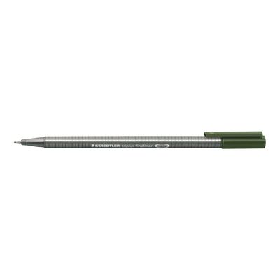 4007817331149-STAEDTLER triplus 334 - Feutre fin - 0.3 mm - vert sapin-Angle gauche-1