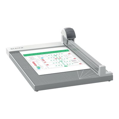 4002432129768-Leitz Precision Office A4+ - Rogneuse / coupeuse A4 - coupe jusqu'à 15 feuilles-Angle gauche-3