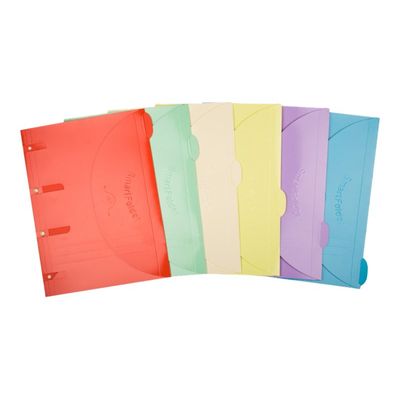 3770001624716-Smartfolder - Chemise à 3 rabats - jaune-Avant-0