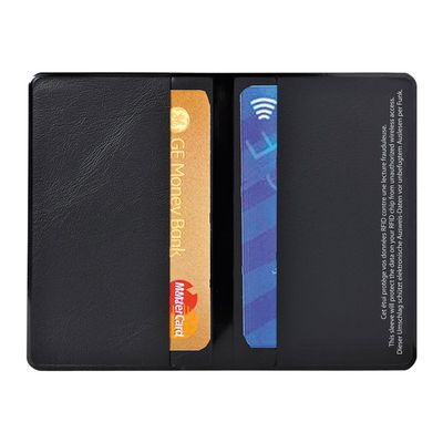 3130630054023-Exacompta Hidentity - Etui de protection de carte de visite - PVC - noir-Avant-1
