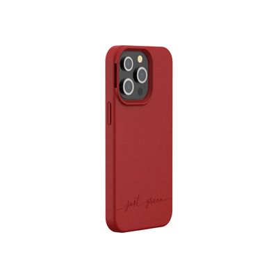 3571211464440-Just Green - coque de protection pour Iphone 13 Pro - rouge-Angle gauche-2