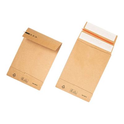 4026283614402-Antalis - 250 Pochettes Enveloppes aller-retour - 16,2 x 22,9 x 4 cm (C5) - brun - double bande-Arrière-0