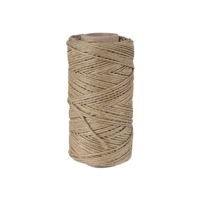 8410782131250-Apli Agipa - Bobine de ficelle en chanvre naturel - 80m - brun-Avant-0