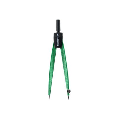 4007817046760-STAEDTLER Noris 550 - Coffret compas à mine - vert-Angle gauche-0