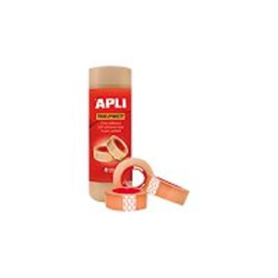 8410782124900-APLI - 8 Rubans de bureau - 19 mm x 33 m - transparent-Avant-0