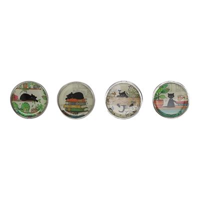 3700572762166-Kiub Bug Art Chaton - Crochet de sac - différents modèles disponibles-Avant-0