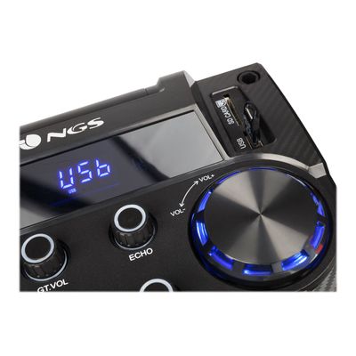 8435430613032-NGS Premium Wild Punk 1 - Enceinte haut parleur - compatible avec bluetooth  - 300W -Gros plan-4