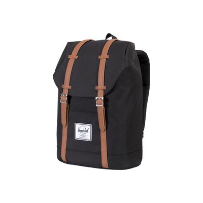 Herschel Retreat Sac a dos 1 compartiment noir Pas Cher Bureau Vallee