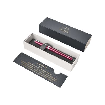 3501179315997-Parker Urban - Stylo plume magenta - pointe fine-Angle gauche-5
