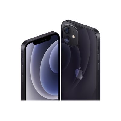 0194252029398-Apple iPhone 12 - Smartphone - 5G - 4/64 Go - noir-Gros plan-5