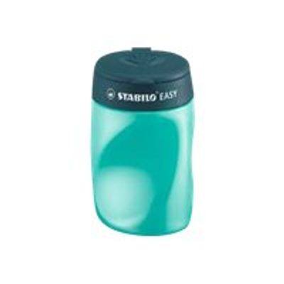 4006381503006-Stabilo Easy Sharpener - Taille crayon - Pour droitier - Bleu pétrole-Avant-0