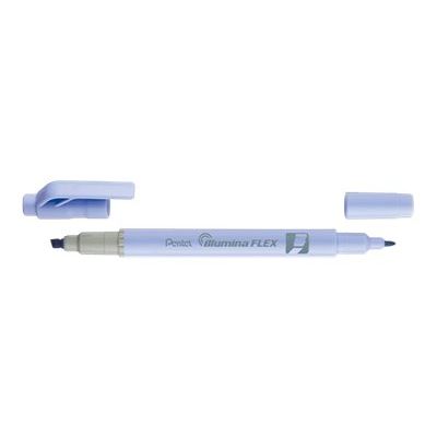 4711577053752-Pentel Illumina FLEX - Surligneur double pointe - bleu pastel-Multi-angle-1