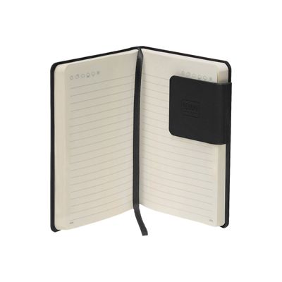 8056304488909-Legami My Notebook - Carnet de notes à élastique - 9,5 x 13,5 cm - ligné - noir-Avant-4