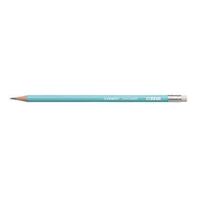 4006381522694-STABILO Swano Pastel - Pack de 12 crayons à papier - HB-Angle gauche-3