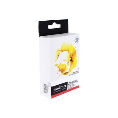 3700654263307-Cartouche compatible Canon PGI-1500XL - jaune - Switch -Angle gauche-0