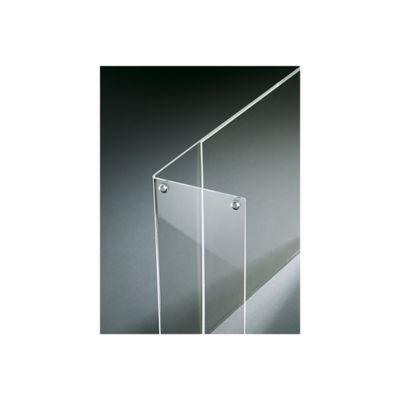 8 Présentoirs Table A4 Acrylique Transparent - Double Face - Pour Menus, Photos, Documents - 21x29.5cm