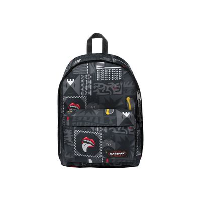 EASTPAK Out Of Office Sac a dos wall art black avec compartiment pour ordinateur portable Pas Cher Bureau Vallee