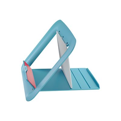4002432129355-Leitz Ergo Cosy - Support pour ordinateur portable jusqu'à 17" - bleu calme-Droite-7