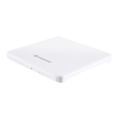 760557831181-Transcend 8X DVDS-W - Lecteur graveur de DVD±RW (±R DL)/DVD-RAM - USB 2.0 - blanc-Angle droit-0