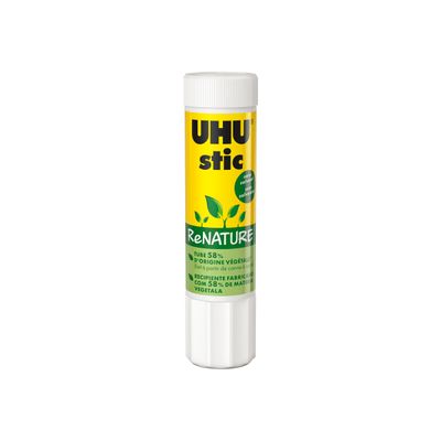 4026700377910-UHU stic ReNATURE - 12 Bâtons de colle - 40 g - Plastique écologique-Avant-1