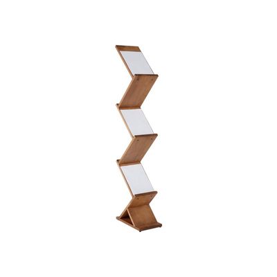3660412028466-Promocome - Présentoir porte-brochures zig-zag - recto-verso - capacité 5xA4-Angle gauche-0