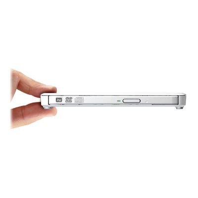 760557831181-Transcend 8X DVDS-W - Lecteur graveur de DVD±RW (±R DL)/DVD-RAM - USB 2.0 - blanc-Avant-3