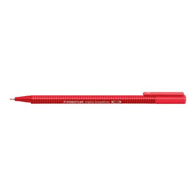 4010000000005-STAEDTLER triplus broadliner 338 - Pack de 10 feutres fins - pointes et couleurs assorties-Angle gauche-2