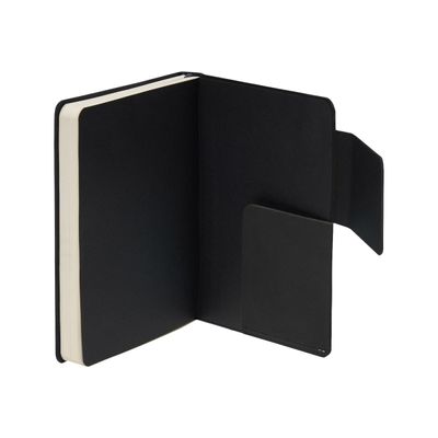 8056304488909-Legami My Notebook - Carnet de notes à élastique - 9,5 x 13,5 cm - ligné - noir-Avant-6