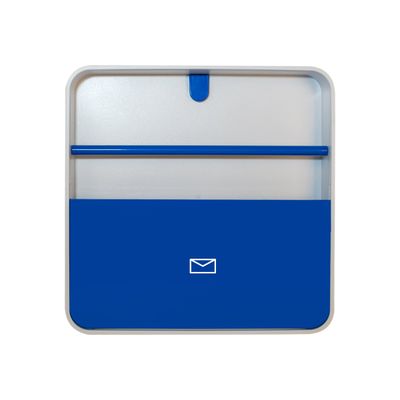 3660141947670-Armoire murale multiBox "Document Holder" - blanc/bleu-Avant-0