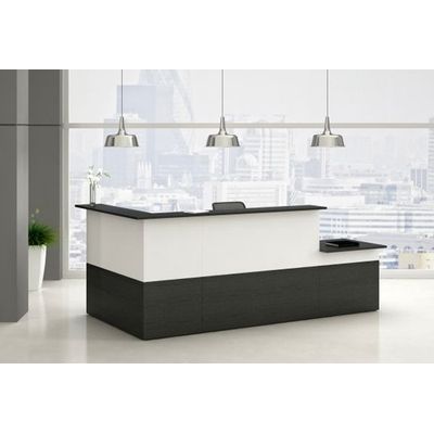2012349514368-Banque d'accueil en angle 90° MUSA - L76 x H117 x P76 - Frêne noir/blanc--3