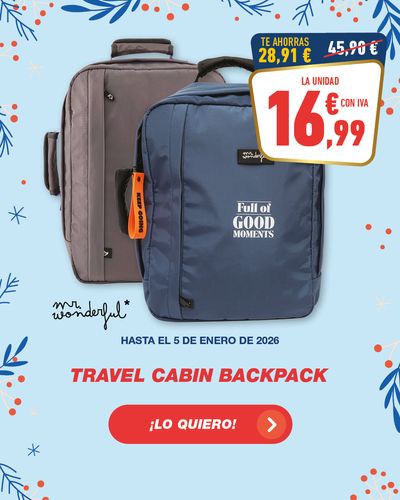 TRAVEL CABIN BACKPACK