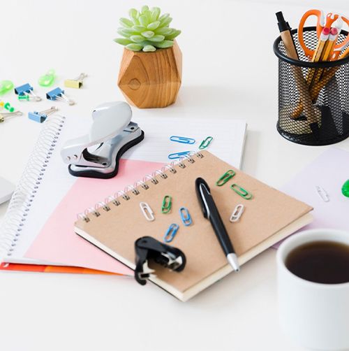 Fournitures de bureau