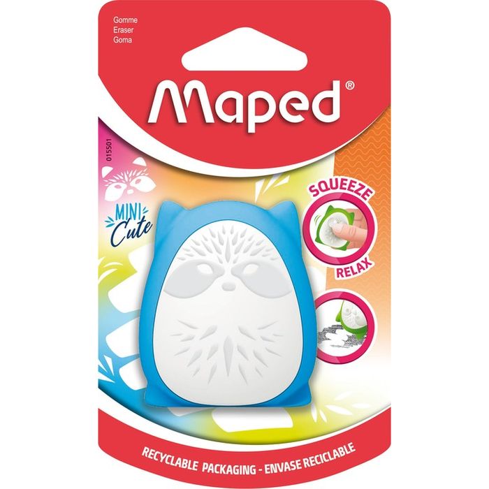 Maped - Gomme Squeeze Mini Cute (blister) - disponible dans différentes  couleurs Pas Cher