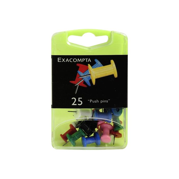 Lot De 50 Punaises Têtes Rondes Multicolores - Résine - Diamètre 10mm - Neuf Pour Tableau/Bureau