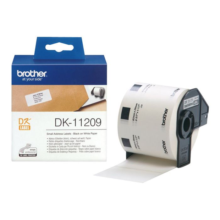 Brother DK-11209 - Ruban d'étiquettes auto-adhésives - 1 rouleau