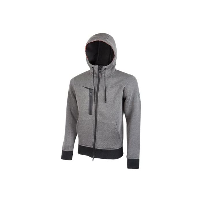Gilet a capuche gris Taille L Tasty U Power