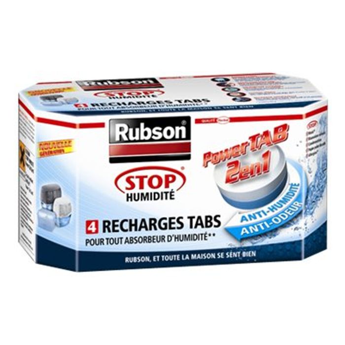 RUBSON - Rubson 2 recharges absorbeur d'humidité Aero 360° anti