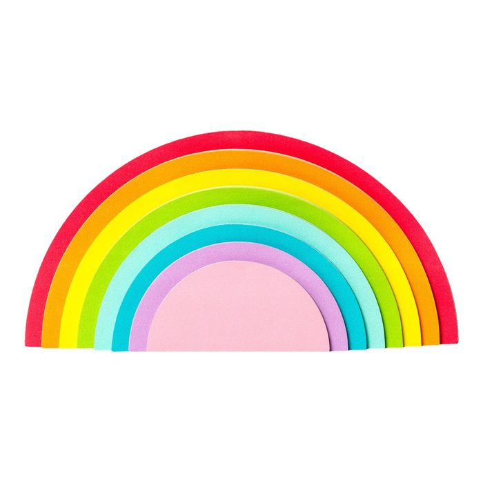 Legami - Bloc-notes autocollant - 12 x 6 cm - rainbow Pas Cher