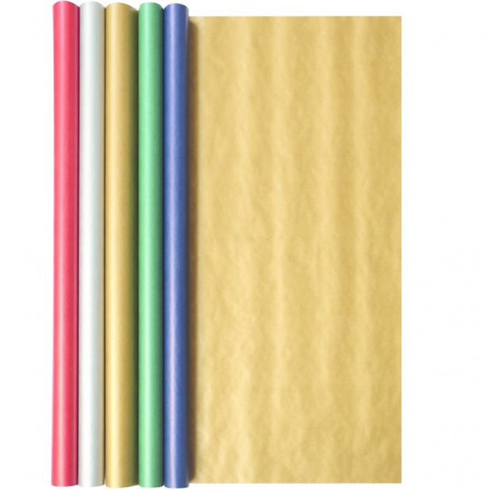 CLAIREFONTAINE Rouleau Papier Cadeau ALLIANCE 0,7 x 50 m Sapin scandinave -  Papier spécifique - LDLC