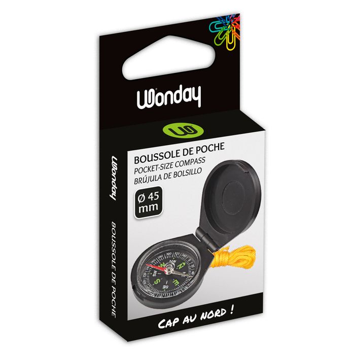 Wonday - Boussole de poche - diamètre 45 mm Pas Cher
