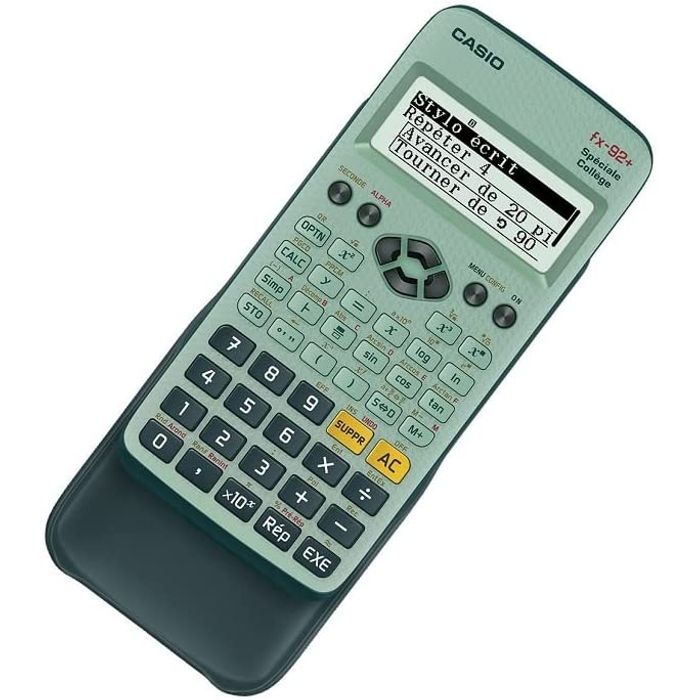Calculatrice scientifique Casio FX 92+ (CY295) - calculatrice spéciale  Collège Pas Cher