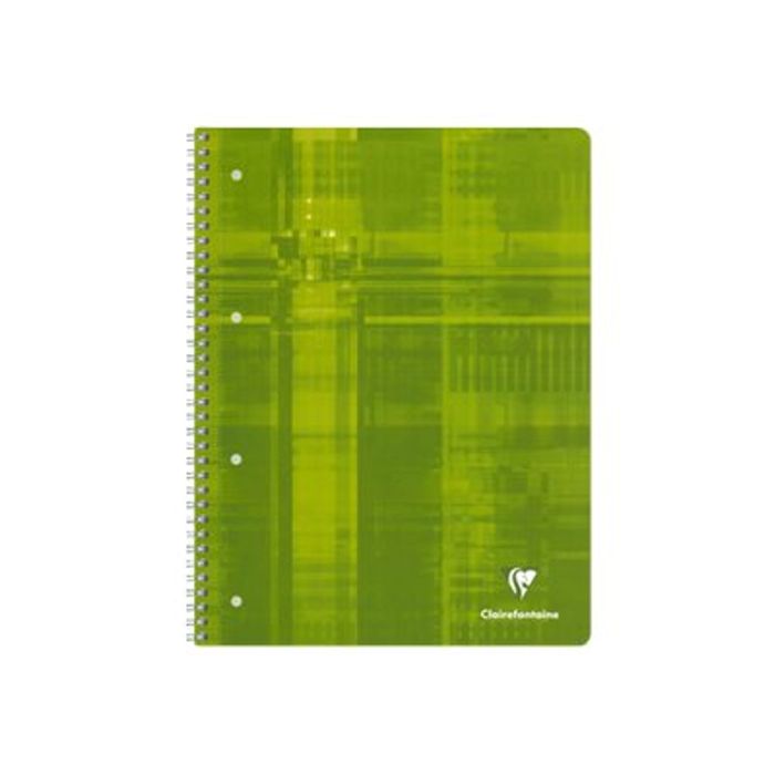 Clairefontaine Studium - Cahier à spirale A4 (21x29,7 cm) - 160 pages -  grands carreaux (Seyes) - feuilles perforées détachables - disponible dans  différentes couleurs Pas Cher