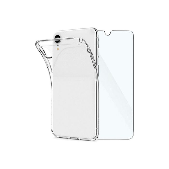 JAYM - pack complet - coque de protection + verre trempé pour Galaxy A13 5G  - transparent