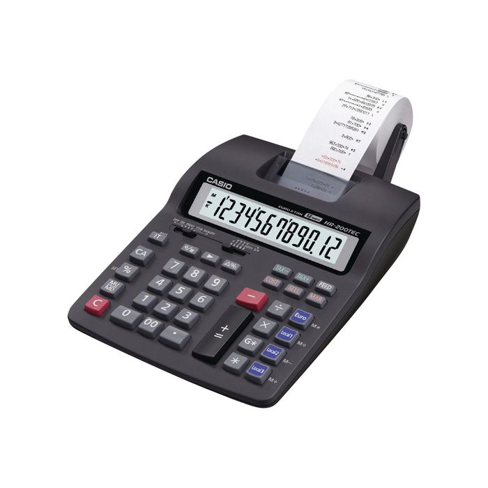 Casio HR-200TEC - Calculatrice imprimante - LCD - 12 chiffres