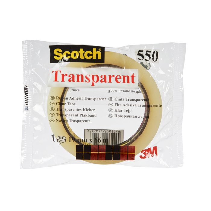 Scotch - Ruban adhésif - 19 mm x 66 m - transparent Pas Cher