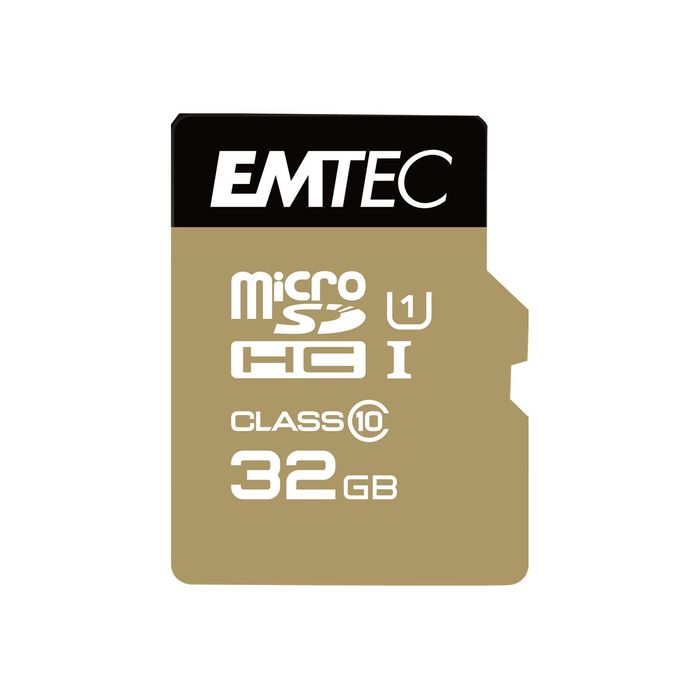 Emtec Elite Gold - carte mémoire 32 Go - Class 10 - micro SDHC Pas