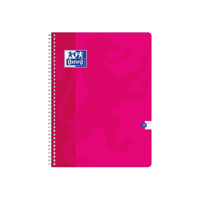 Cahier spirale Oxford Europeanbook A4+ petits carreaux 240page 90g
