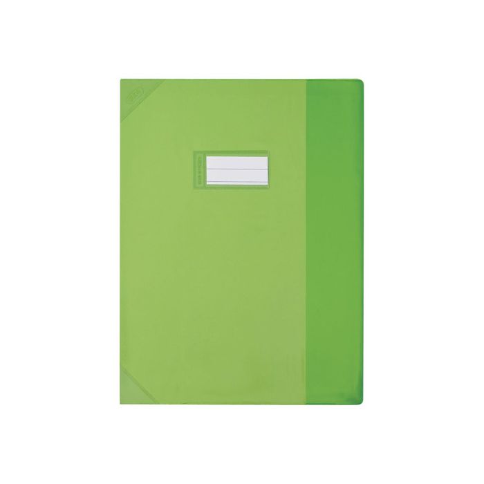 3045050185915-Oxford Strong Line - Protège cahier sans rabat - 24 x 32 cm - vert translucide-Avant-0