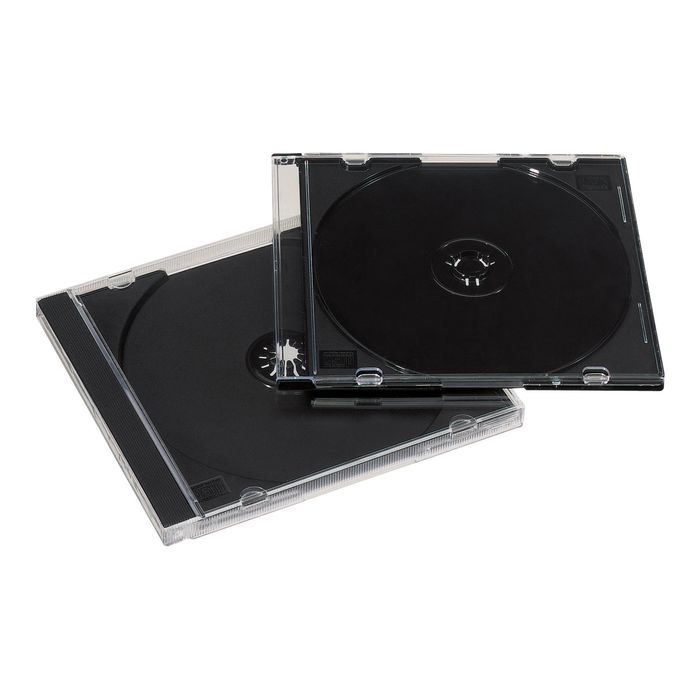 modèle 3D de Boîtier DVD ouvert avec maquette du disque 01